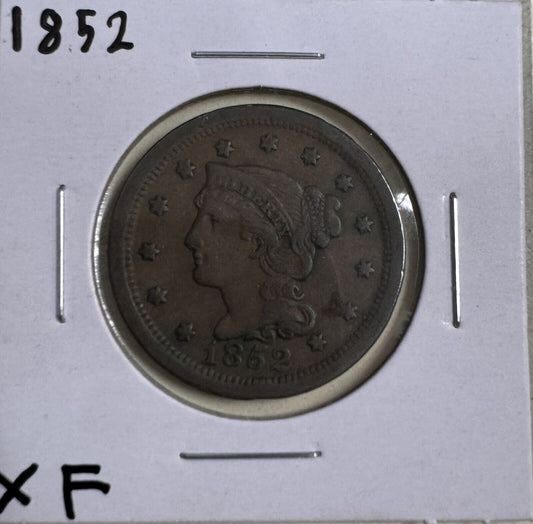 1852 Large Cent - Extra Fine ( 300875 )