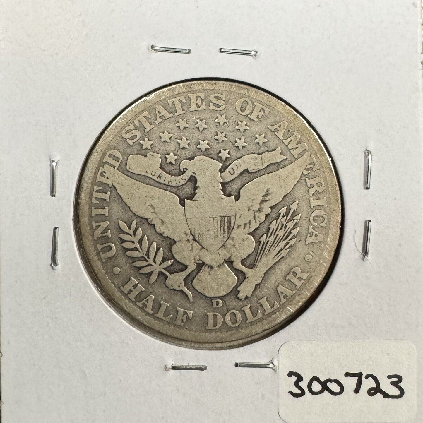 1907 D Barber Half Dollar - Good ( 300723 )