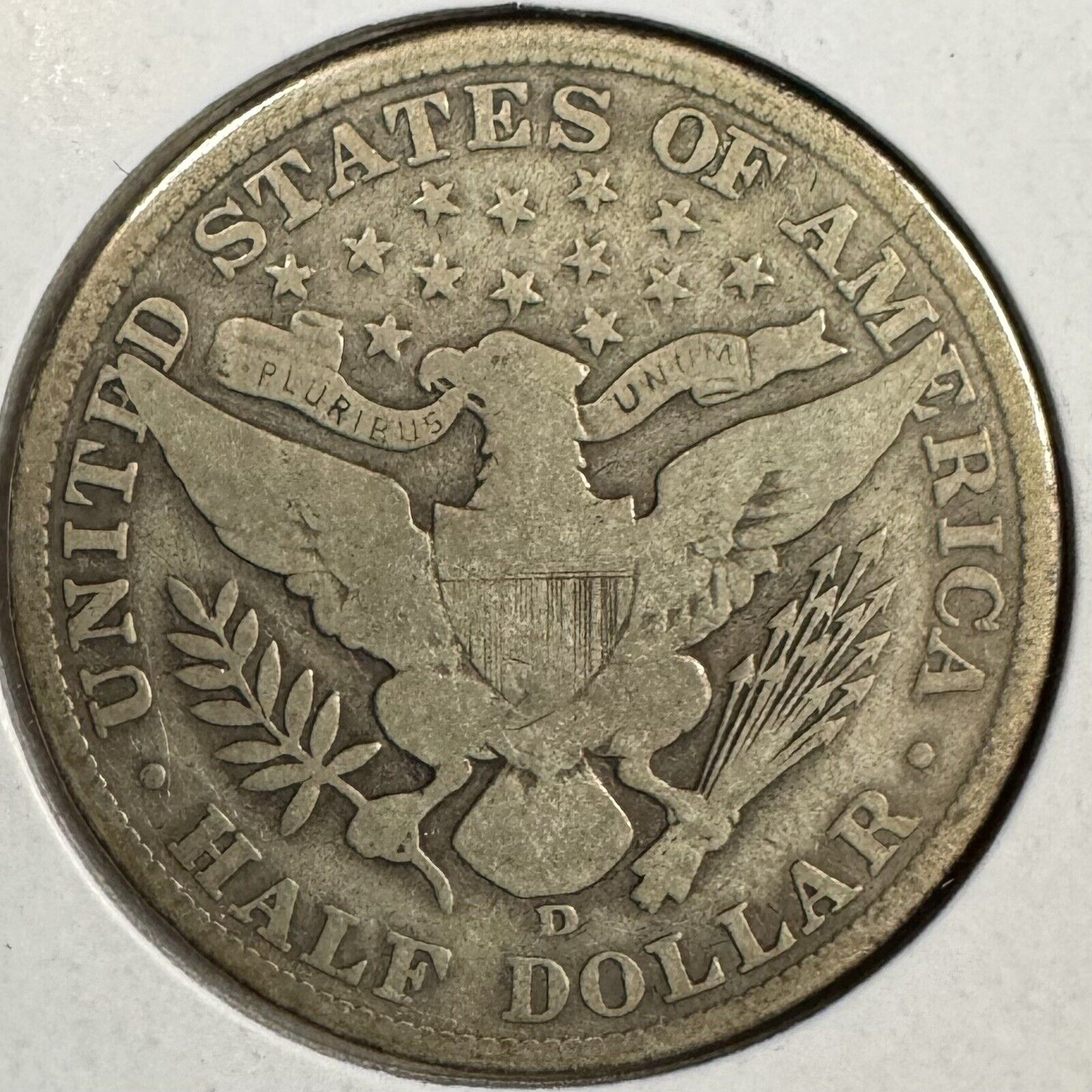 1906 D Barber Half Dollar - Good