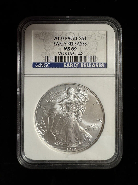 2010 Silver Eagle NGC - MS69