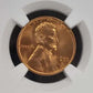 1955-S Lincoln Wheat Cent NGC MS 66 RD