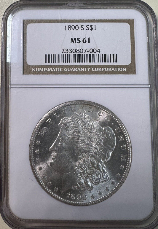 1890 S Morgan Dollar NGC - MS 61 ( 300964 )