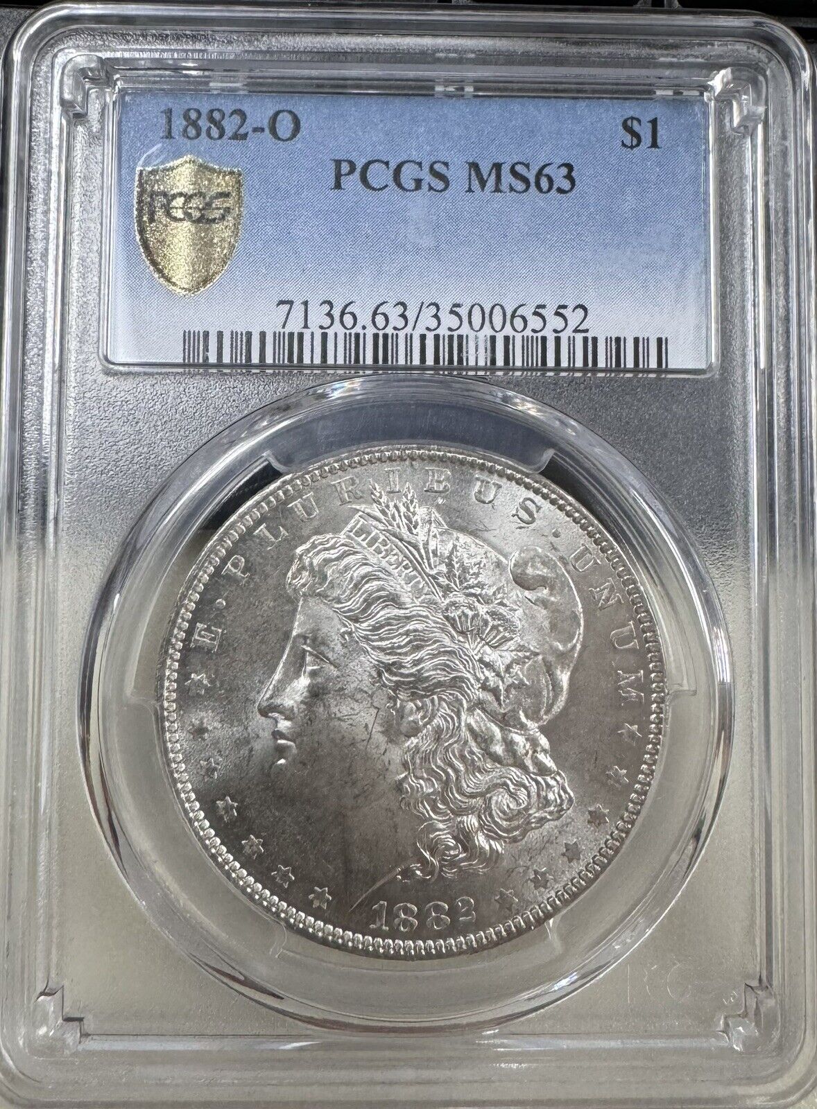 1882 Morgan Dollar PCGS - MS63 ( 300947 )