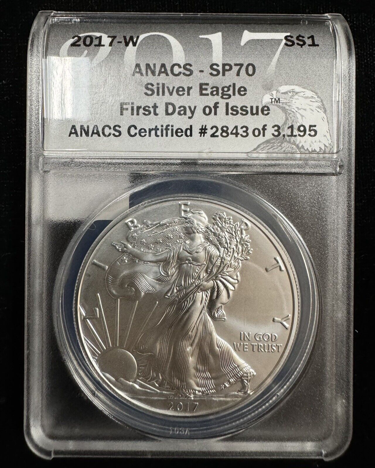 2017 W Silver Eagle ANACS - SP70