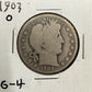 1903 O Barber Half Dollar - Good