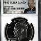 1976 S Silver Ike Dollar - NGC PF67 Ultra Cameo ( 301123 )