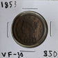 1853 Large Cent - Very Fine ( 300886 )