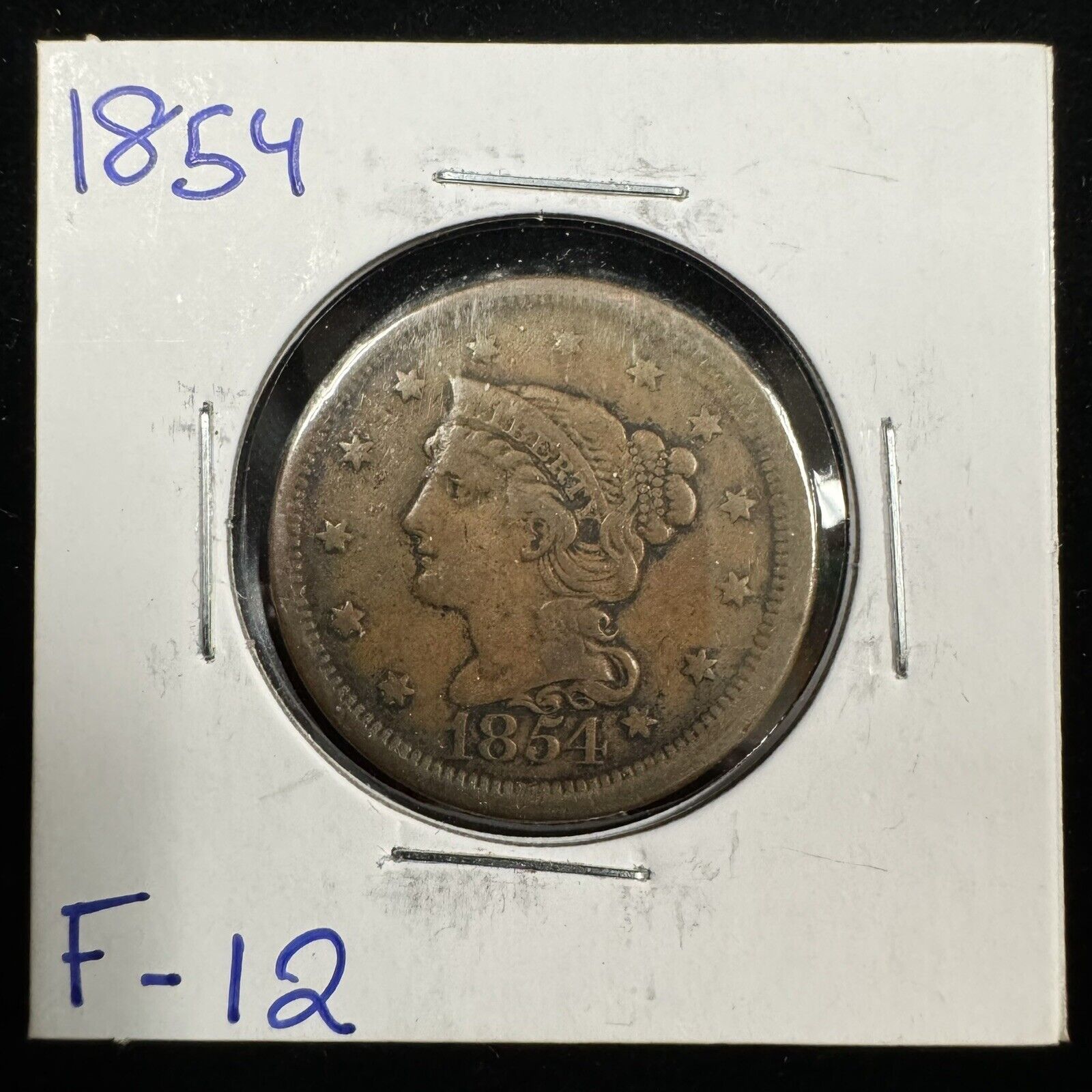 1854 Large Cent - Fine