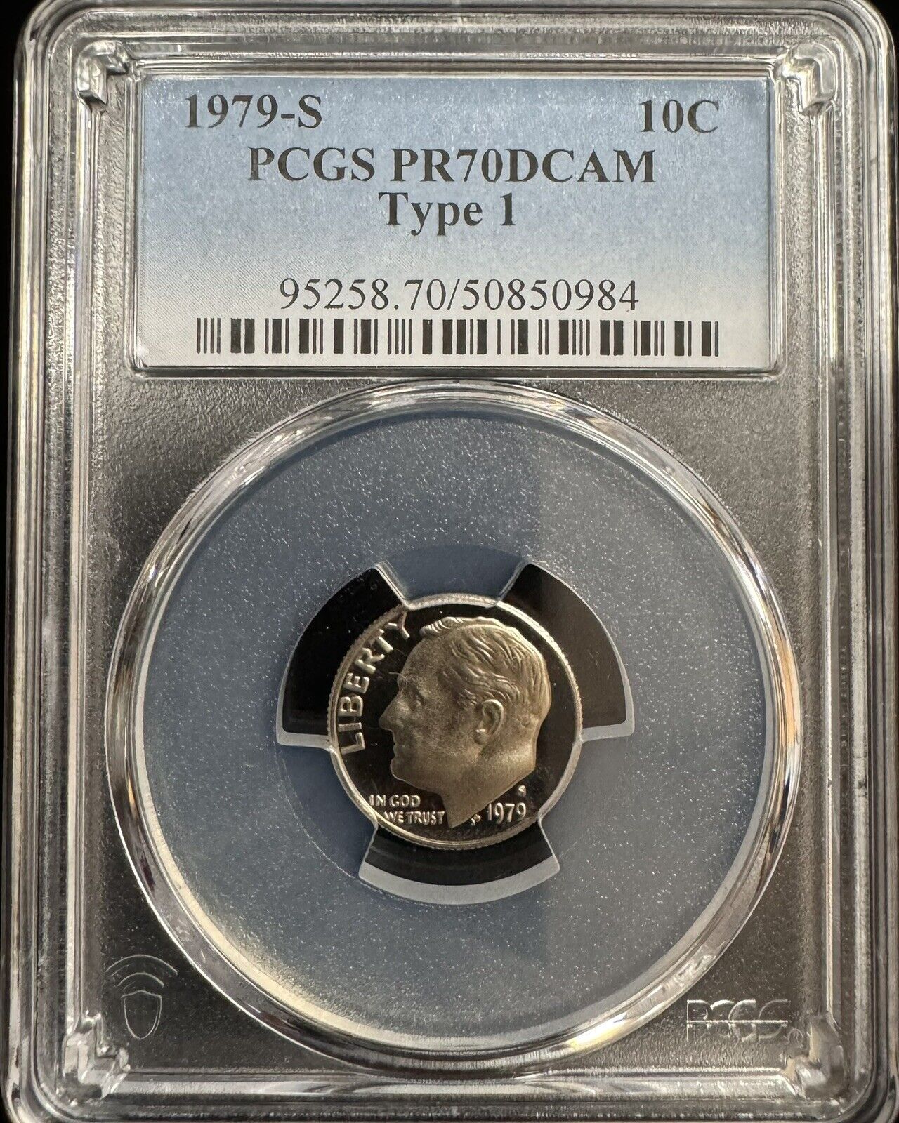 1979 S Roosevelt Dime - PCGS PR70 DCAM Type 1 