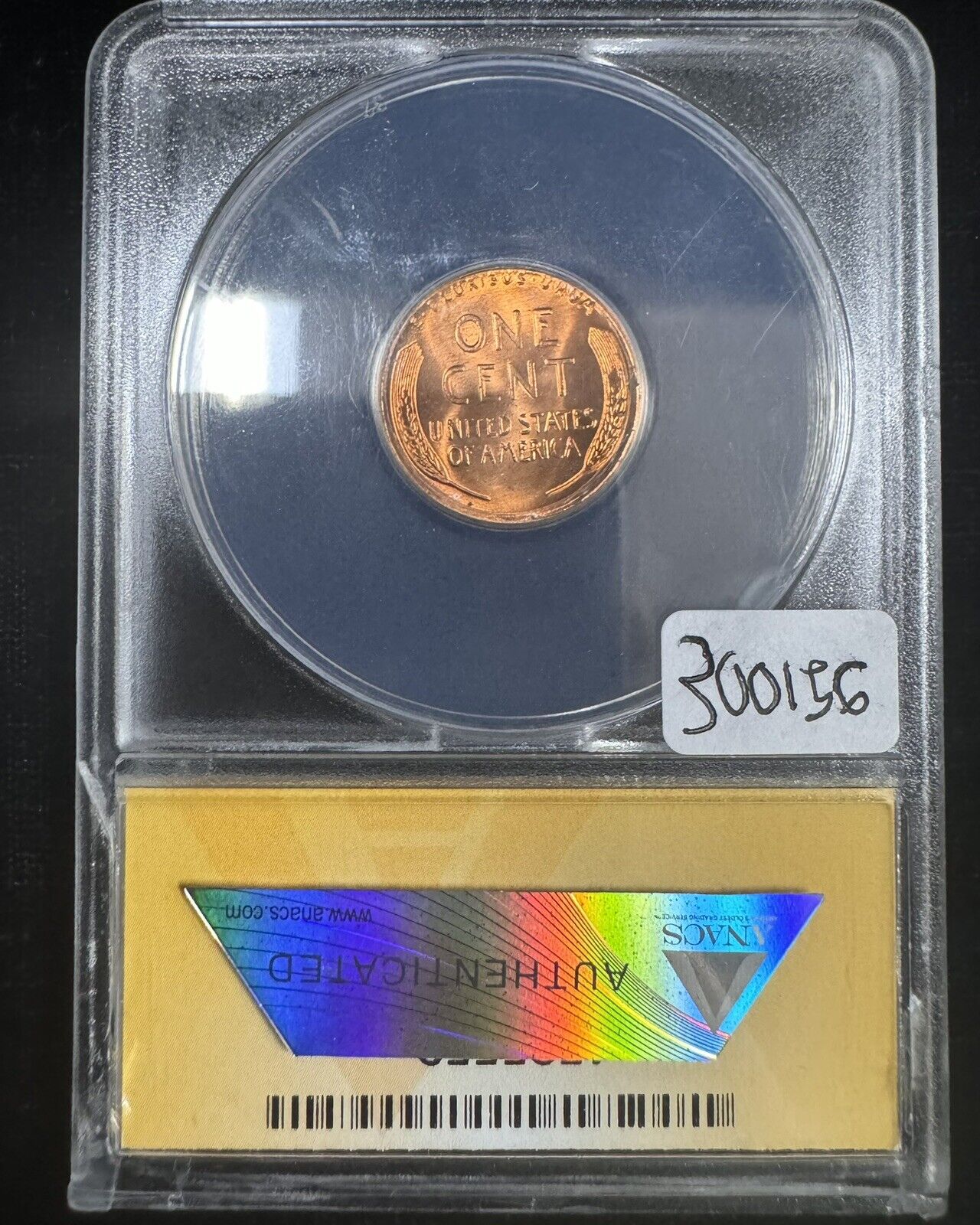 1956 Wheat Cent ANACS - MS66 RED