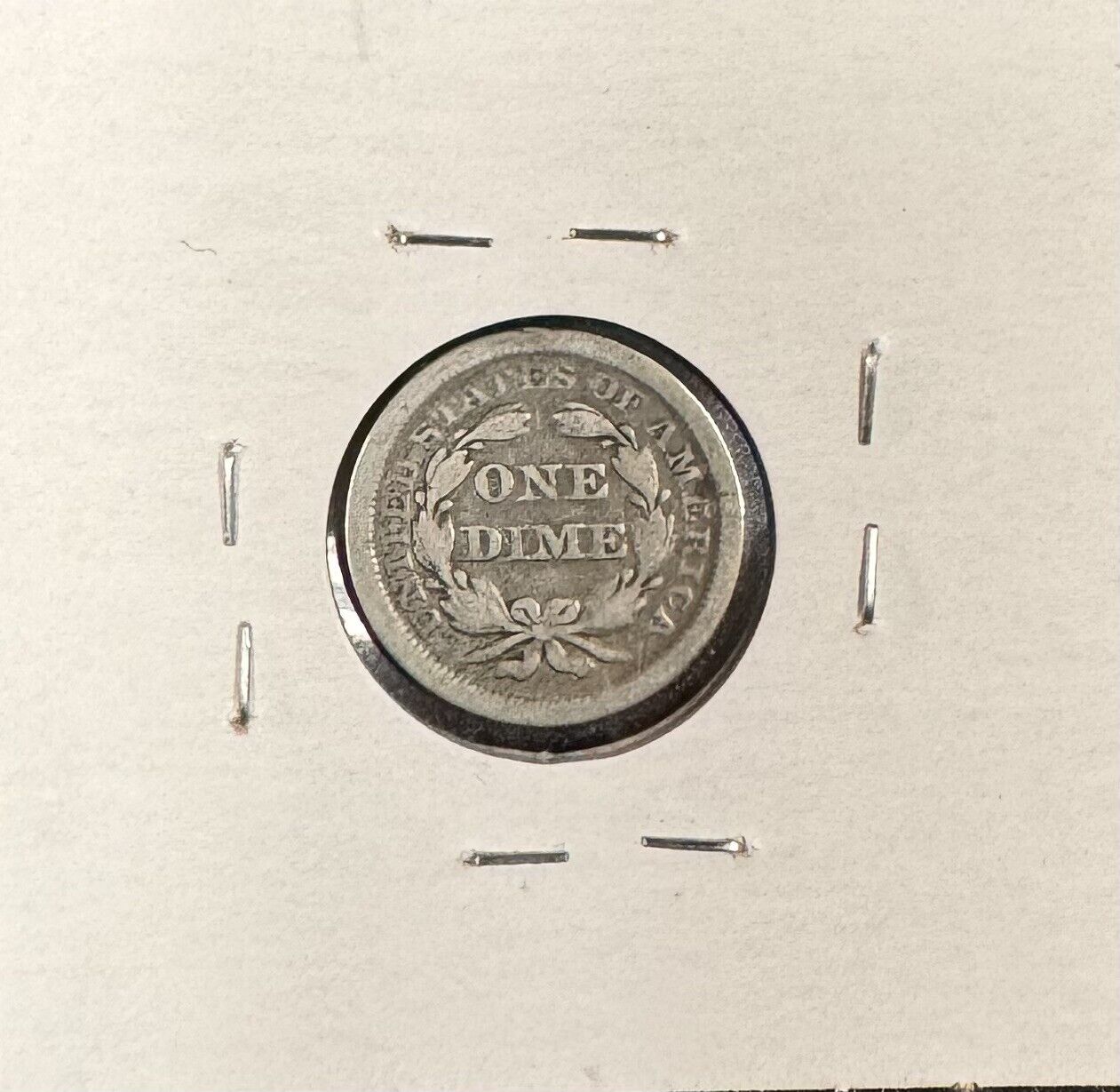 1854 Seated Dime - Very Good ( 301094 )