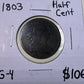 1803 Half Cent - Good ( 301053 )