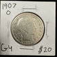 1907 O Barber Half Dollar -  Good