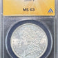 1896 Morgan Dollar - ANACS MS63 - ( 301100 )