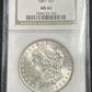 1887 Morgan Silver Dollar NGC MS64 (301107)