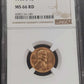 1955-S Lincoln Wheat Cent NGC MS 66 RD