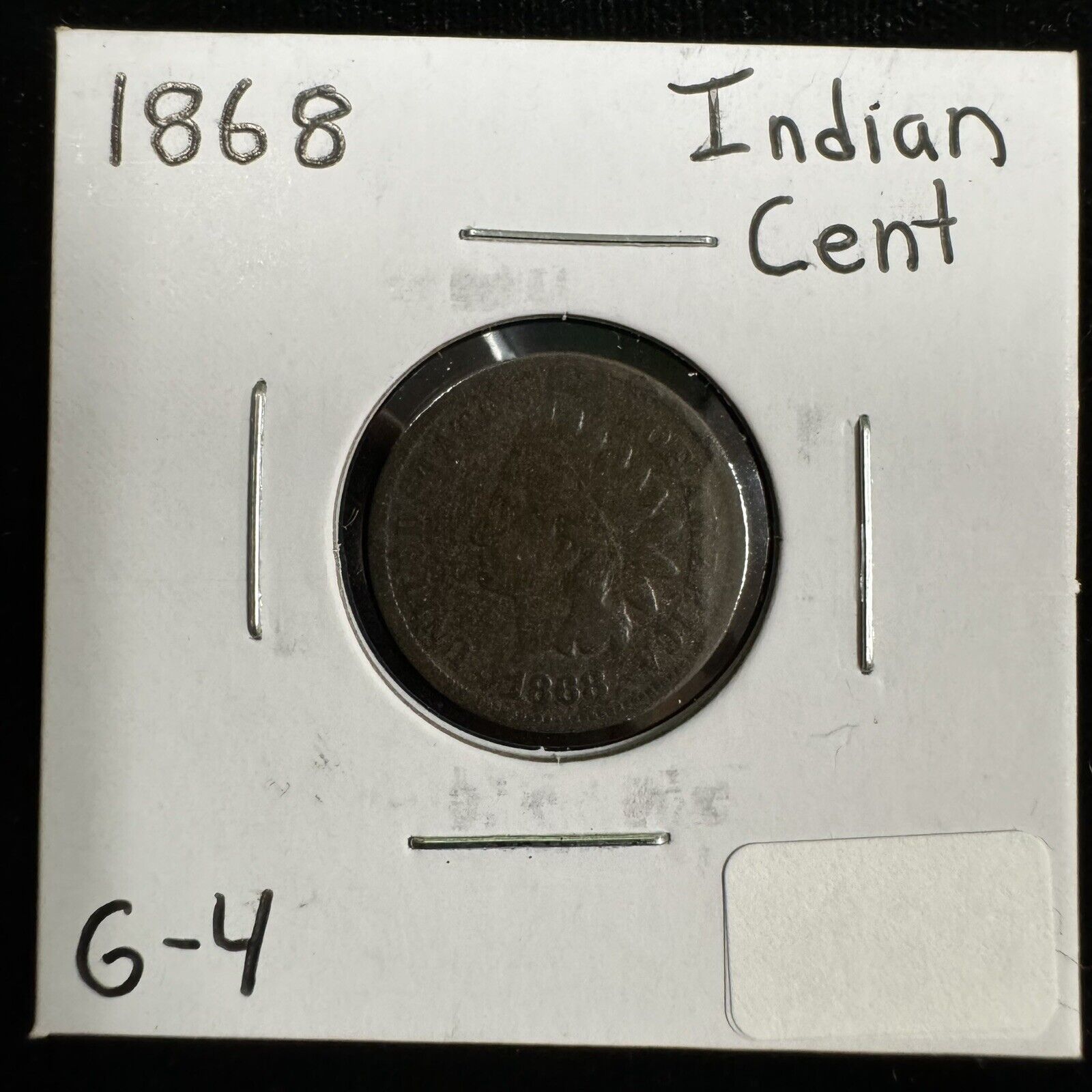 1868 Indian Head Cent - Good