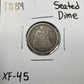 1889 Seated Dime - Extra Fine ( 300934 )