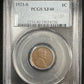 1921 S Wheat Cent PCGC - XF40