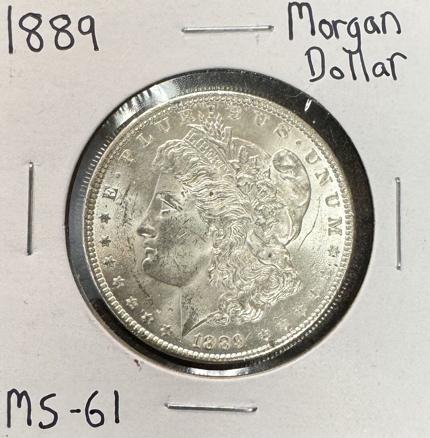 1889 Morgan Dollar - Mint State ( 301153 )