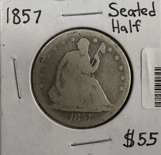 1857 Seated Half Dollar - ( 119114 )