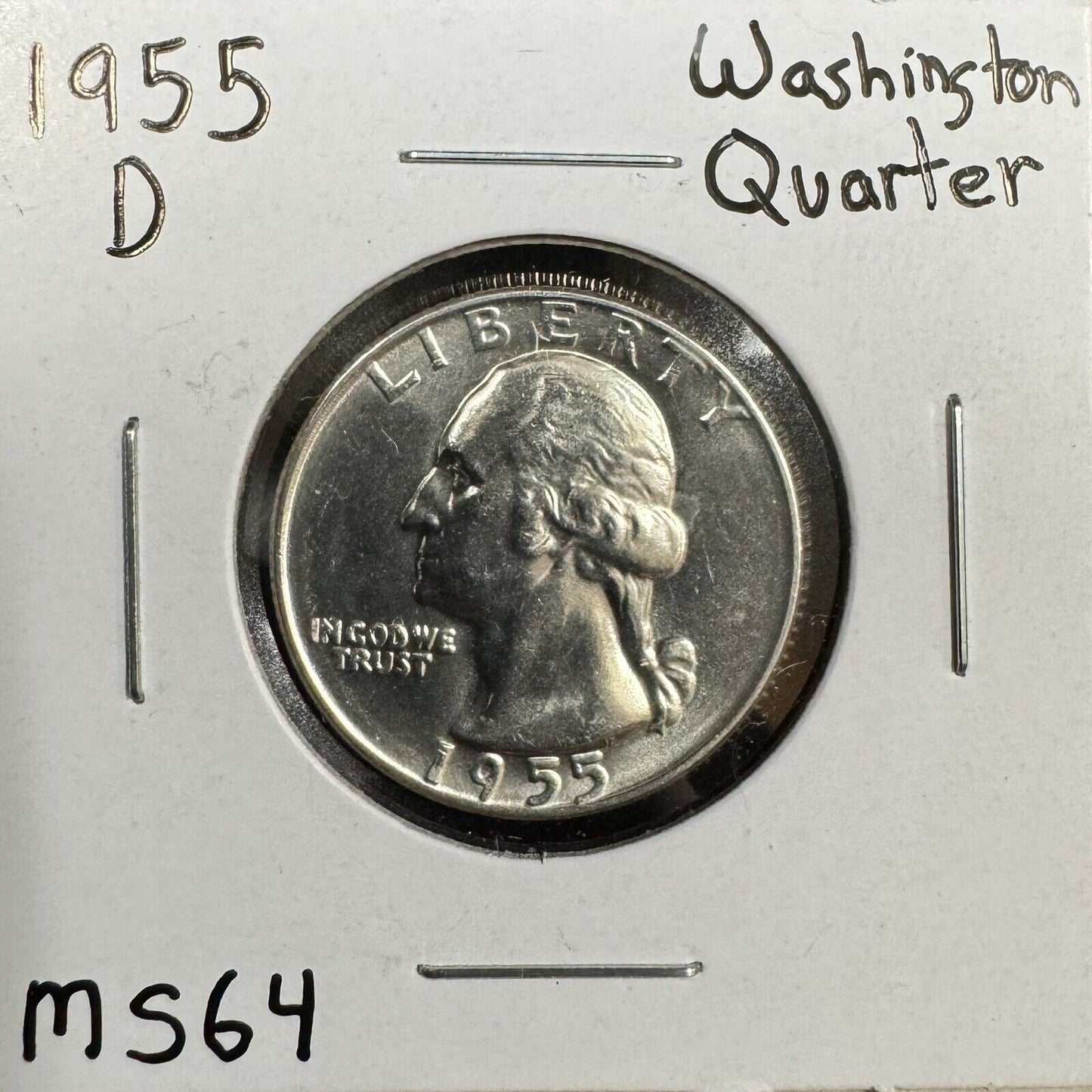 1955 D Washington Quarter - Mint State