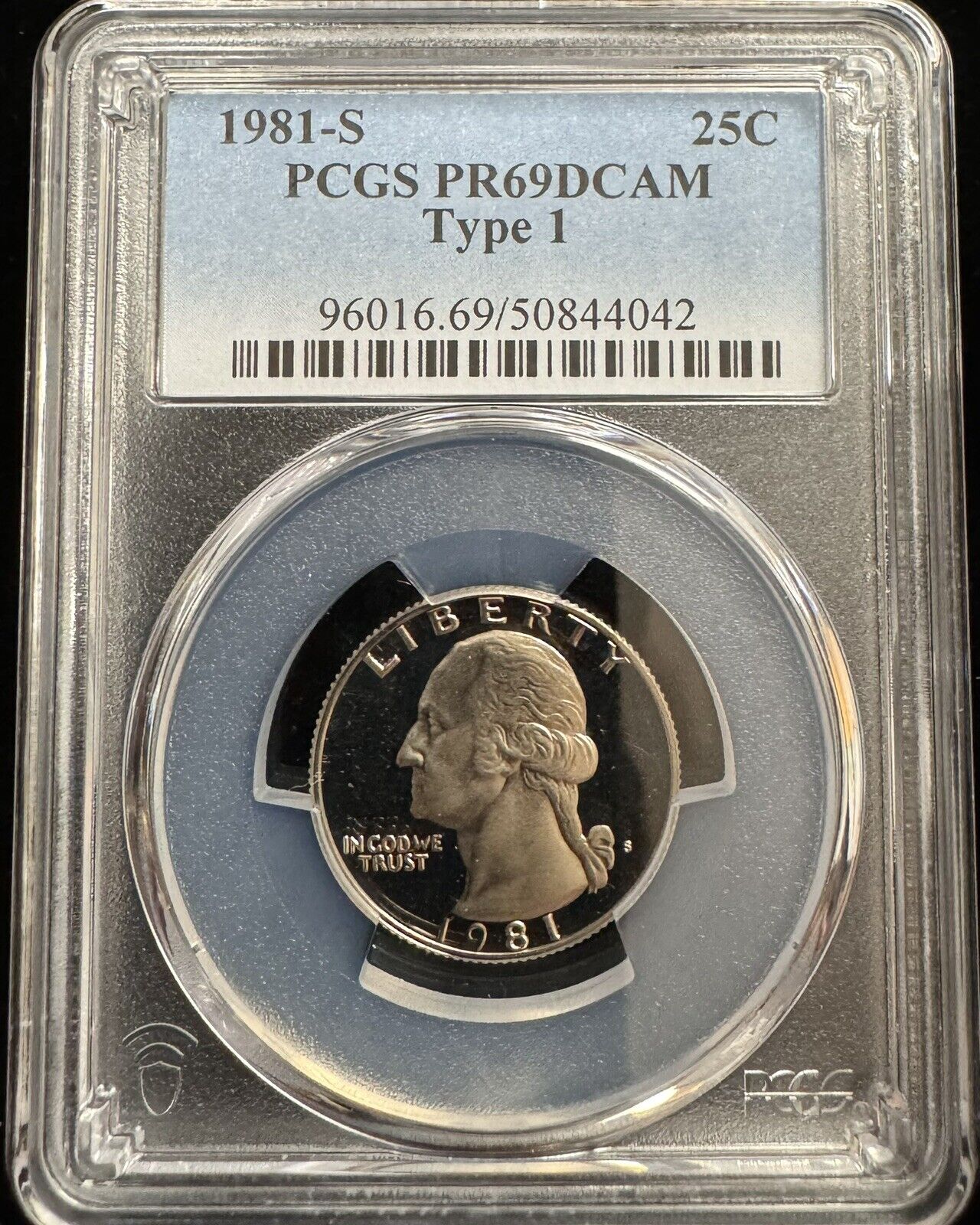 1981 S Washington Quarter PCGS - PR69 DCAM Type 1