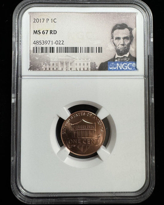 2017 P Shield Cent NGC - MS67 RD