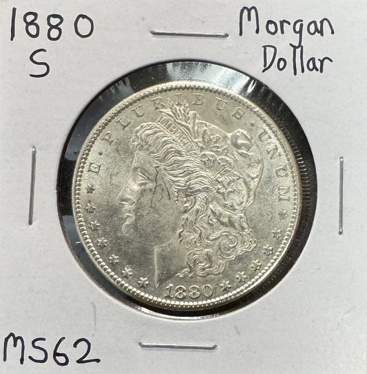 1880 S Morgan Dollar - Mint State ( 301147 )