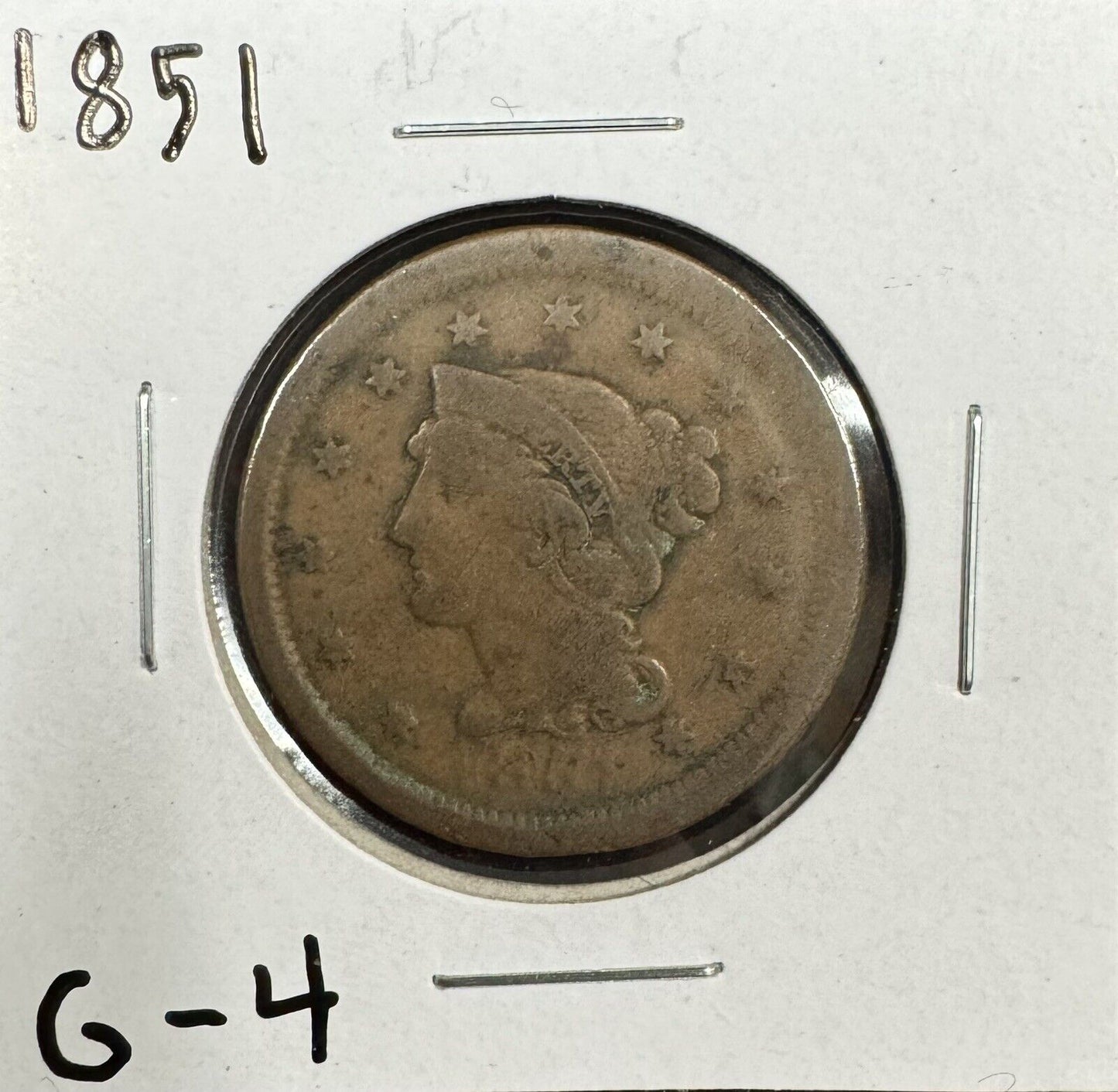 1851 Large Cent - Good ( 300863 )