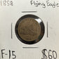 1858 Flying Eagle Cent  - Fine ( 300853 )