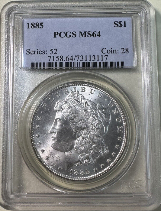 1885 Morgan Dollar PCGS - MS64 ( 300968 )