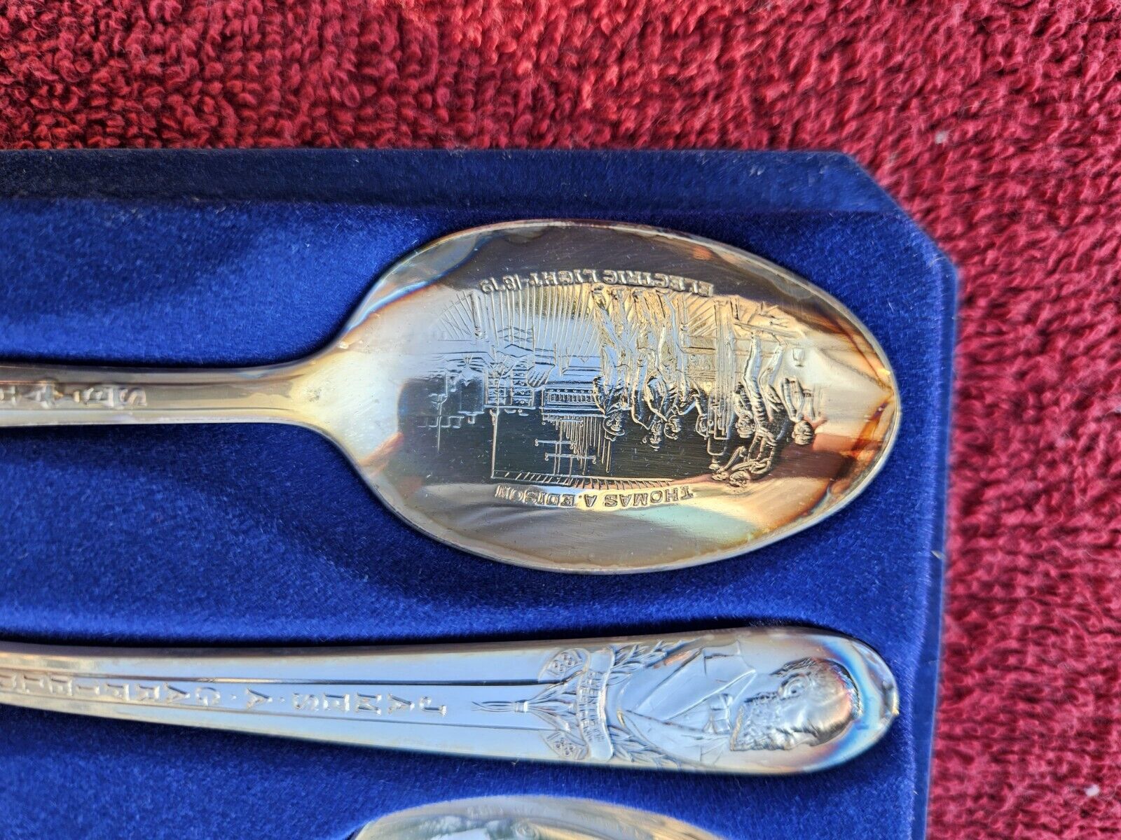 Vintage Wm. Rogers President Commemorative Silver Plated Spoons 25 Pc NIB