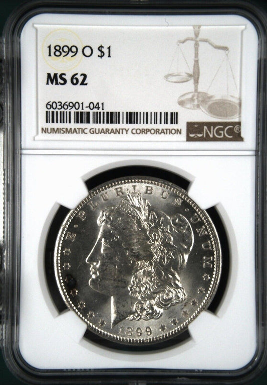 1899 O Morgan Dollar NGC - MS62 ( 301013 )