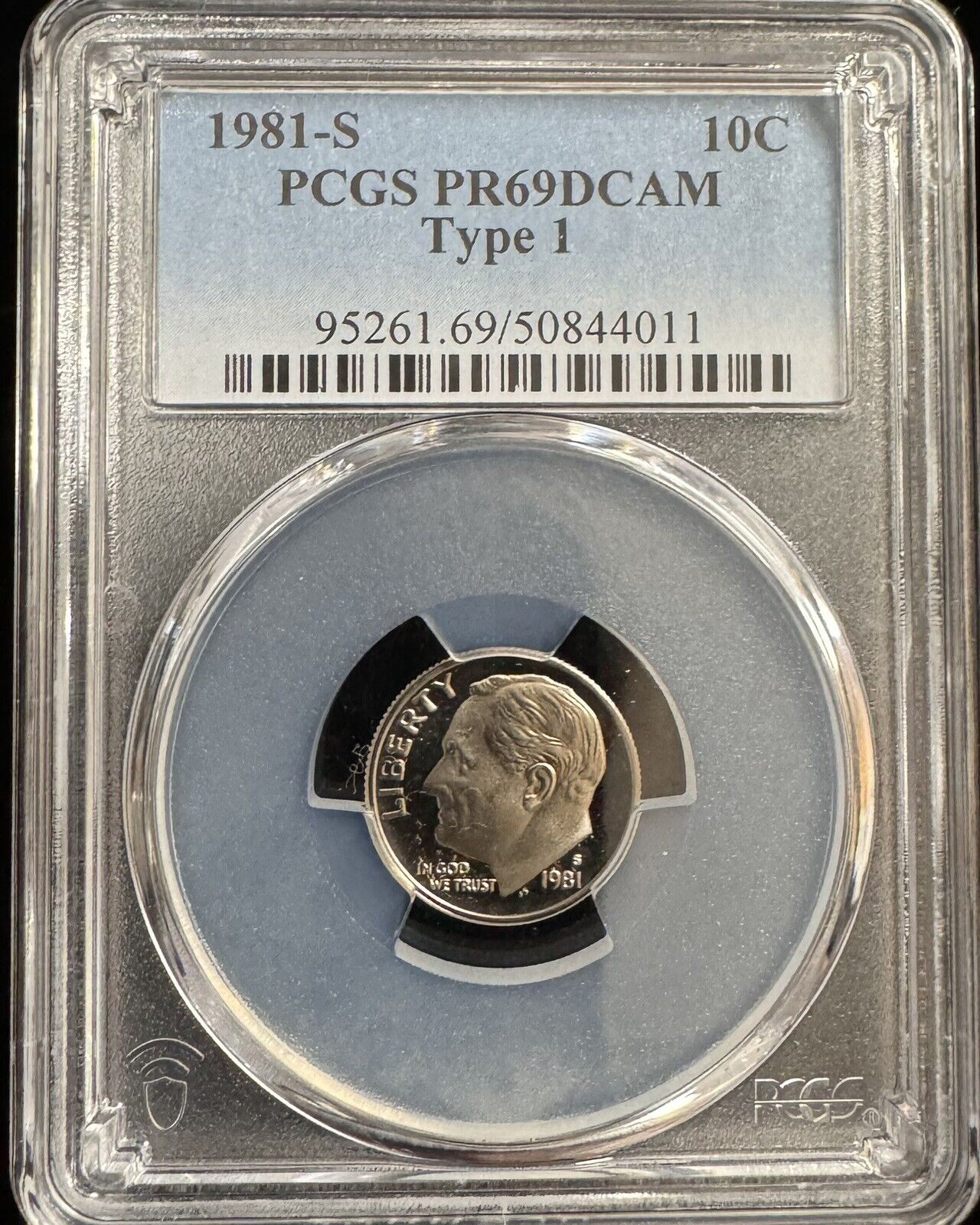 1981 S Roosevelt Dime PCGS - PR69 DCAM Type 1 