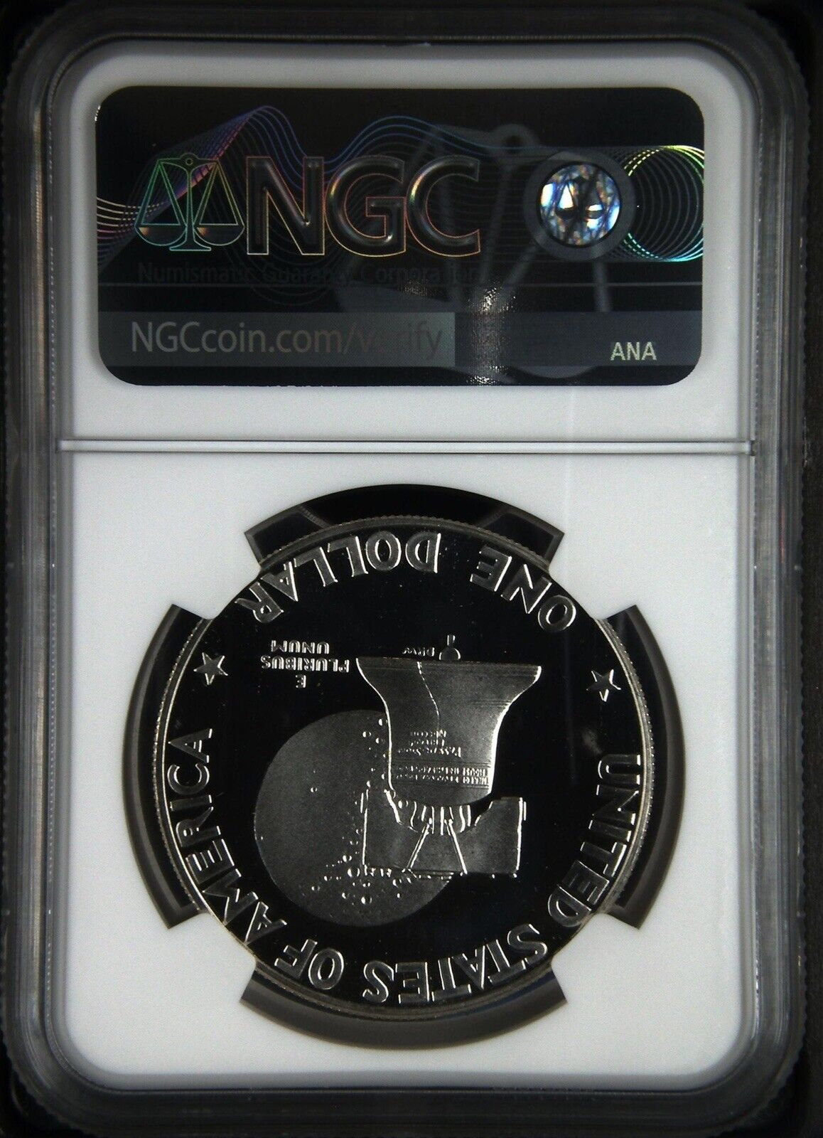 1976 S Silver Ike Dollar - NGC PF67 Ultra Cameo ( 301123 )