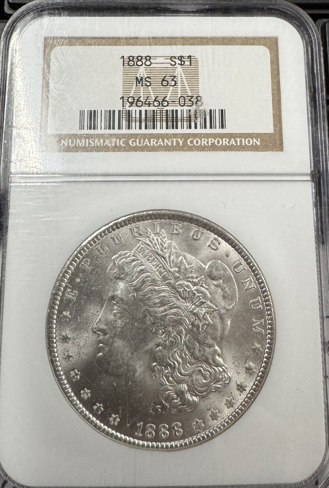 1888 Morgan Dollar NGC - MS63 ( 300942 )