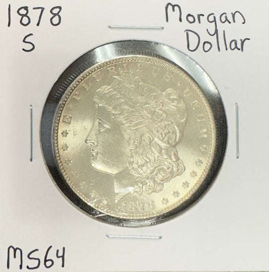 1878 S Morgan Dollar - Mint State ( 301146 )