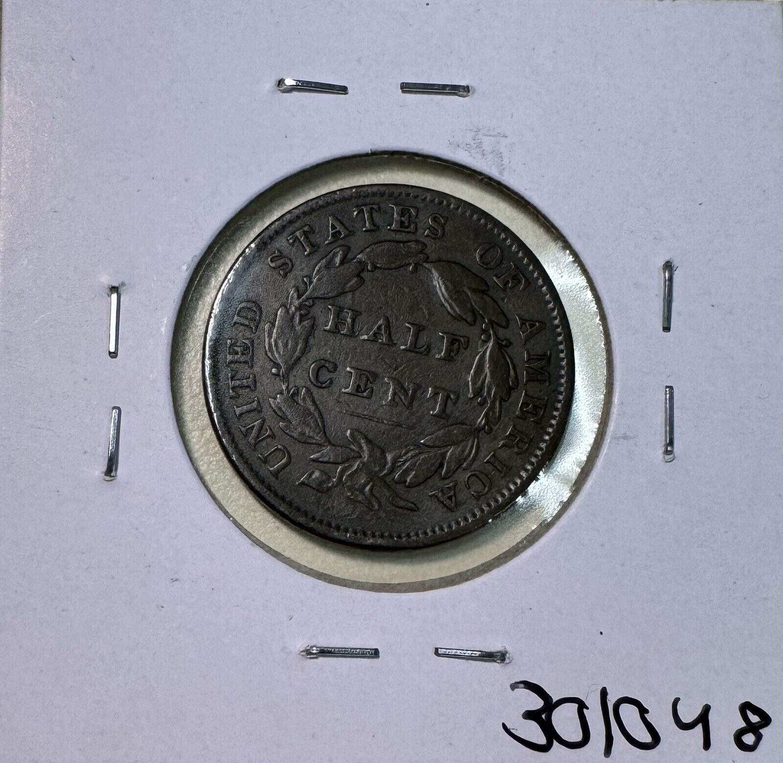 1833 Half Cent - Very Fine ( 301048 )