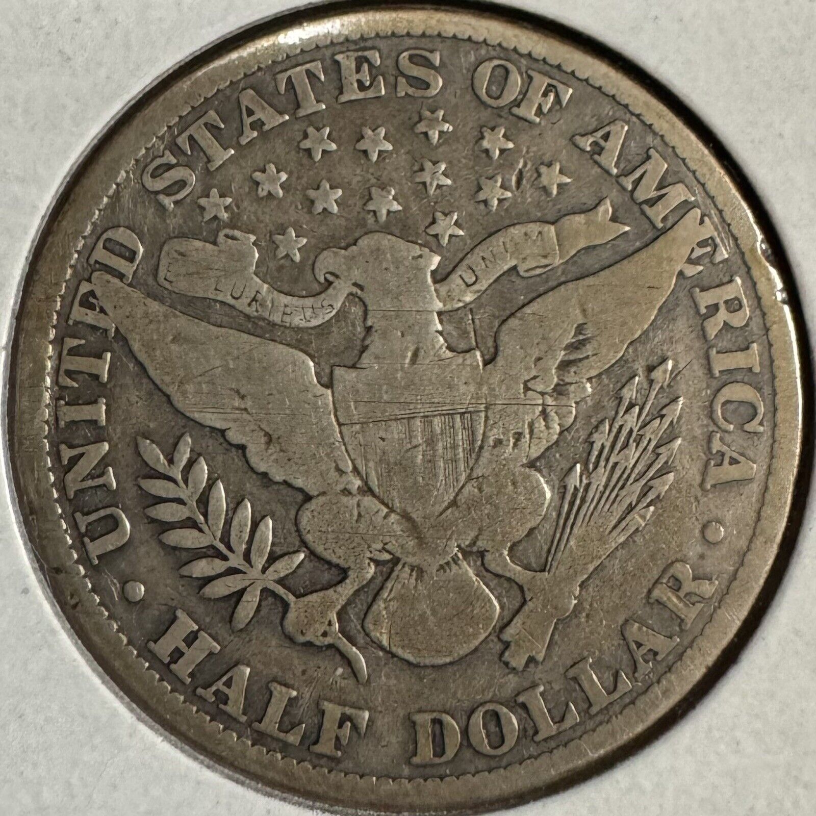 1913 Barber Half Dollar - Very Good