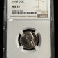 1950 D Jefferson Nickel NGC - MS65