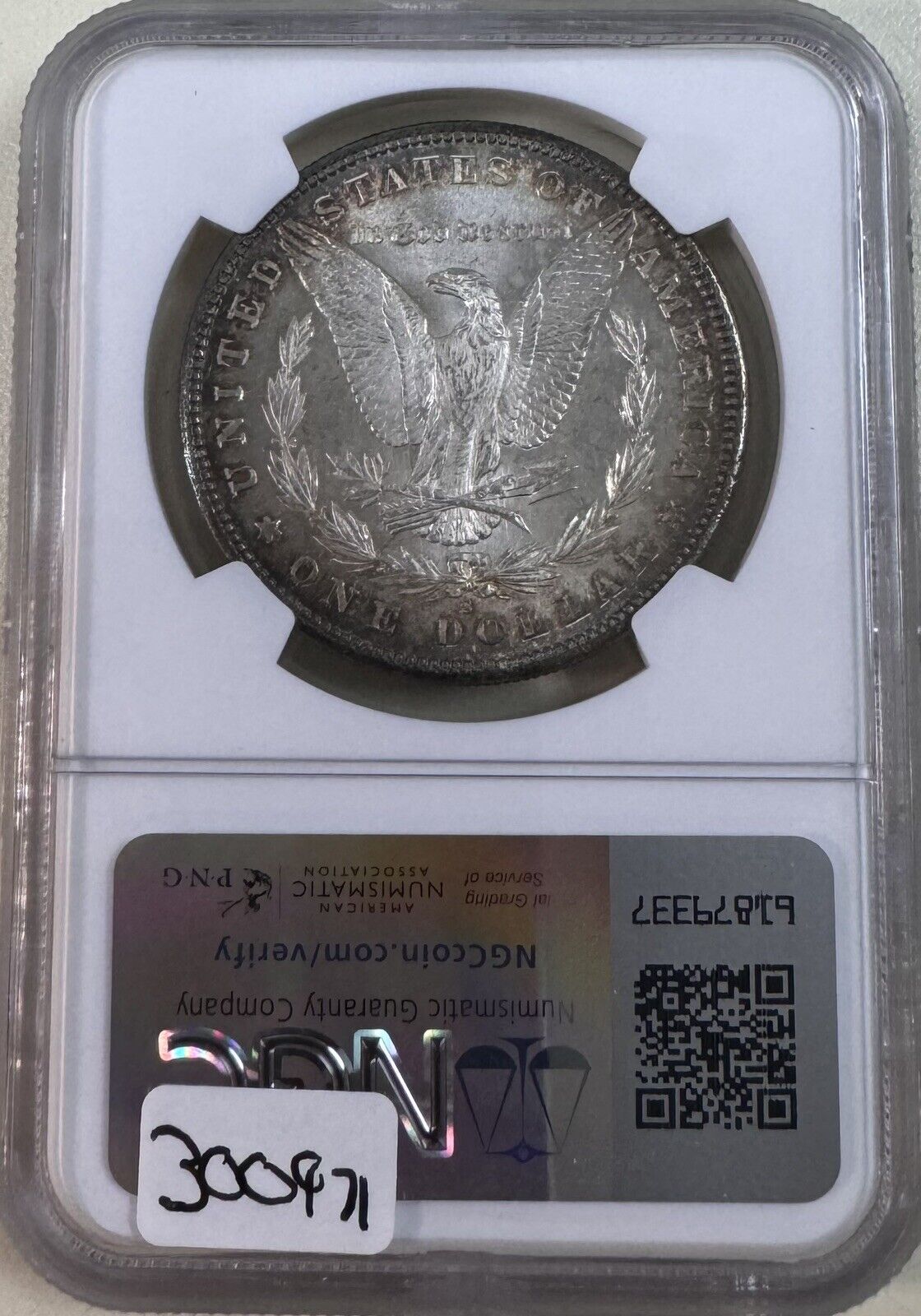 1881 S Morgan Dollar NGC - MS 64 ( 300971 )