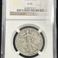 1938 D Walking Liberty Half Dollar NGC F 15 (301071)