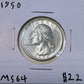 1950 Washington Quarter - Mint State ( 301039 )