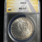 1889 Morgan Dollar ANACS - MS62