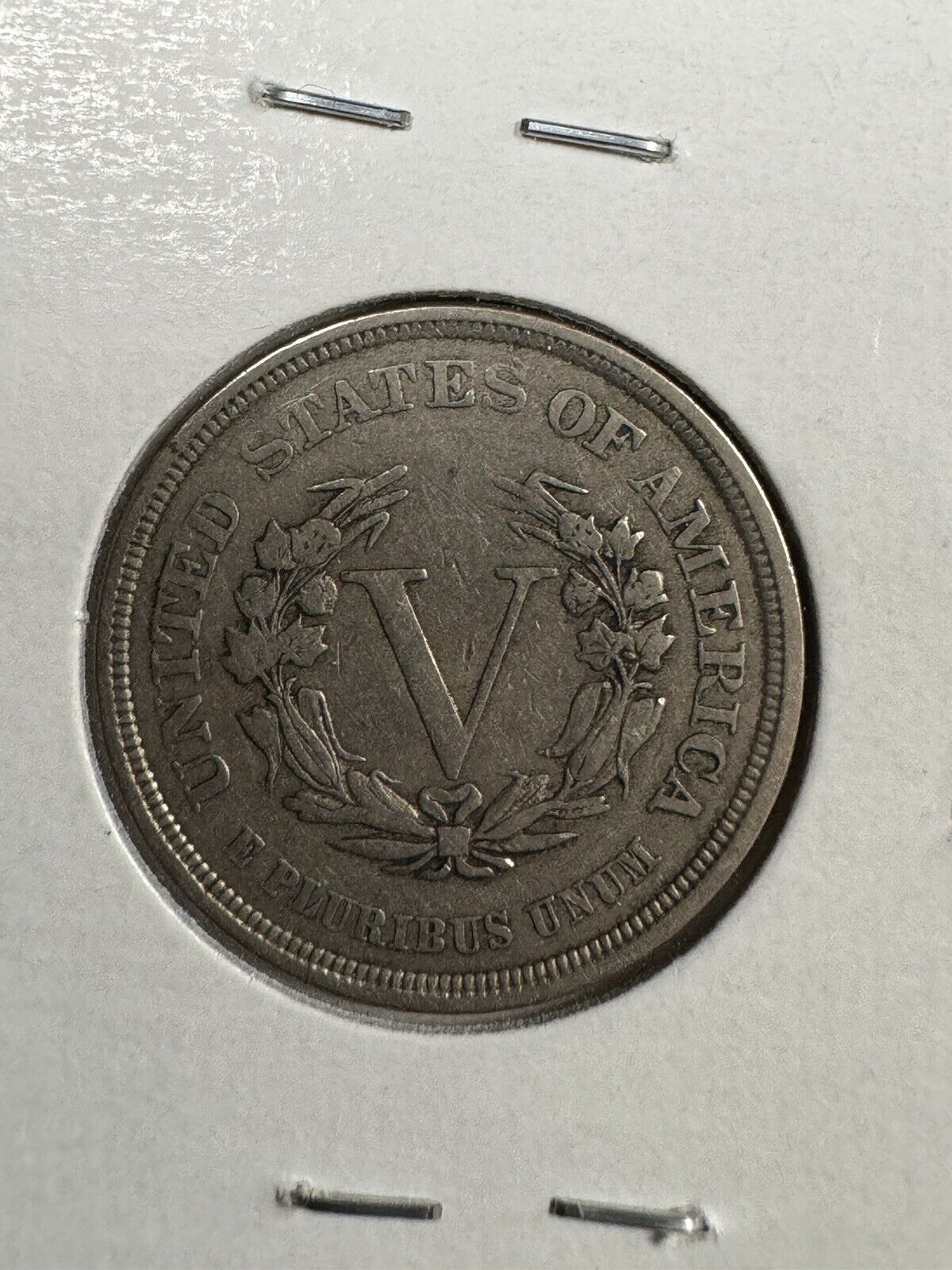 1883 V Nickel No Cents - Very Fine