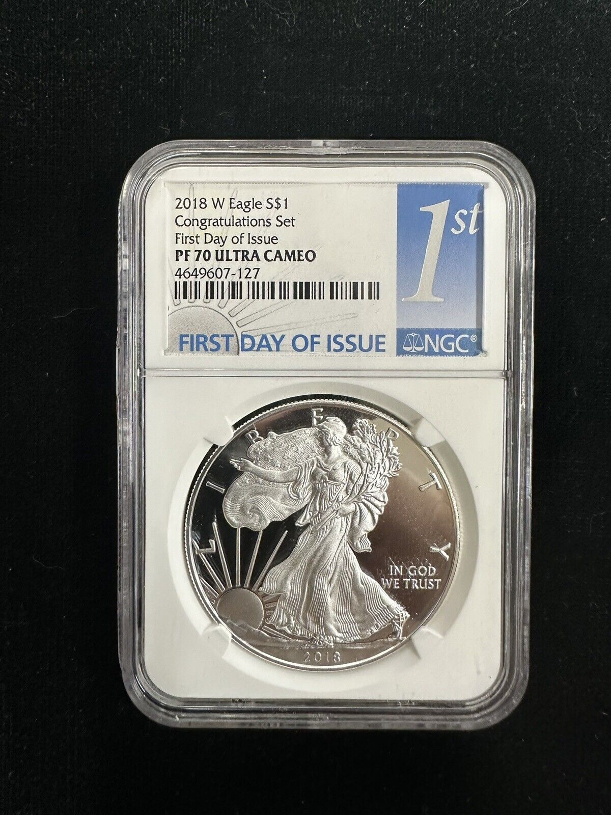 2018 W Silver Eagle PF70 Ultra Cameo