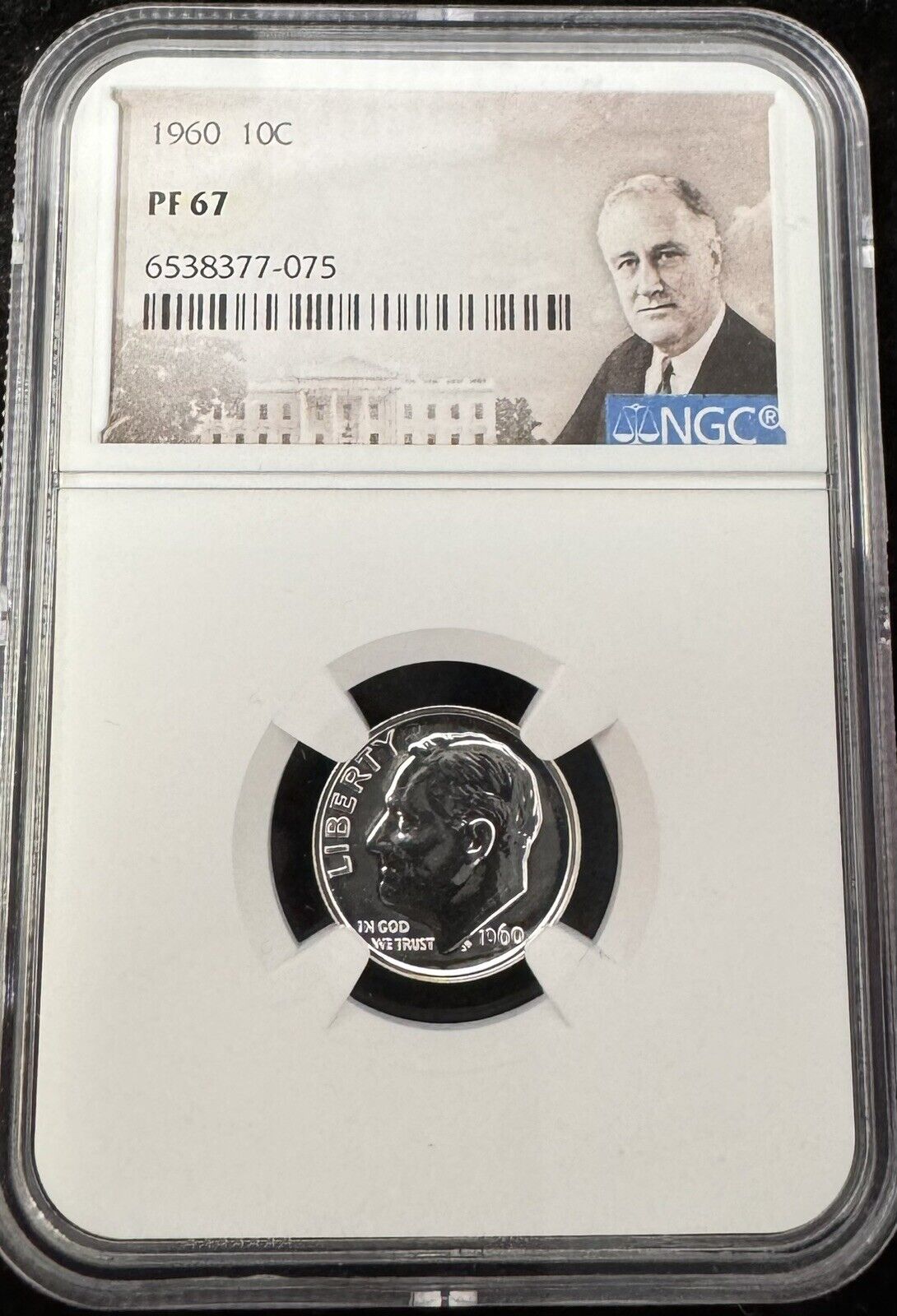 1960 Roosevelt Dime NGC - PF67 ( 300806 )