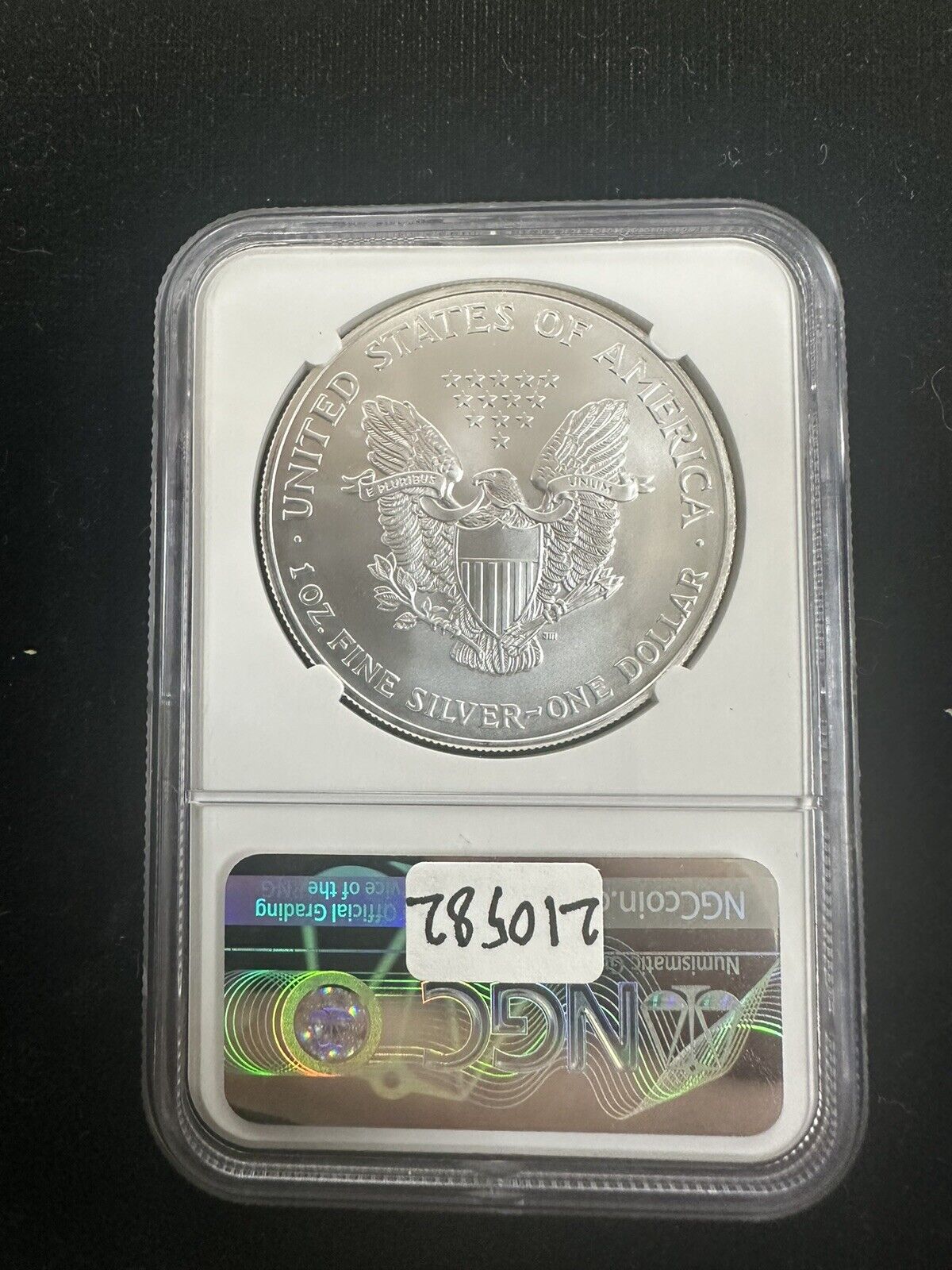 2002 Silver Eagle NGC MS69