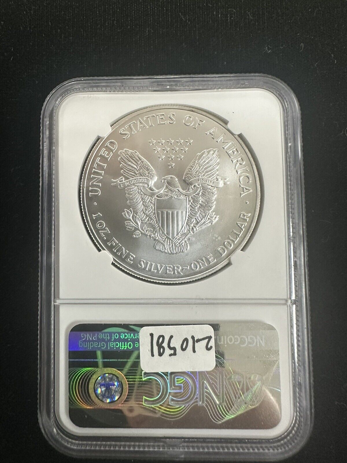 2002 Silver Eagle NGC MS69